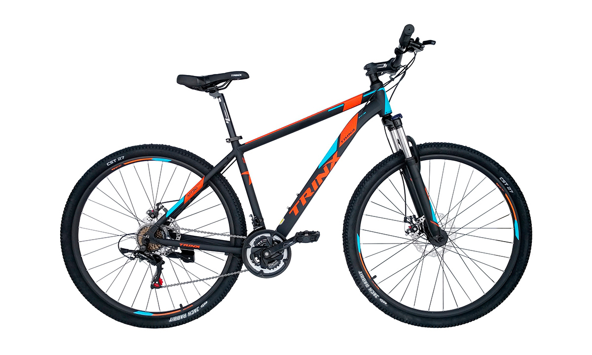 Фотография Велосипед Trinx M136 Pro 29" (2019) 2019 Черно-оранжевый